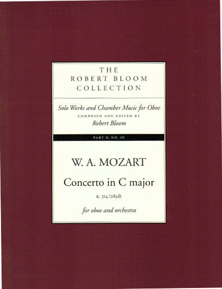 Mozart K314 Bloom Edition - Cover