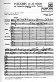 Vivaldi, Antonio % Concerto in e minor F12 #22 RV 409 (Score Only)-BSN/CEL/STGS