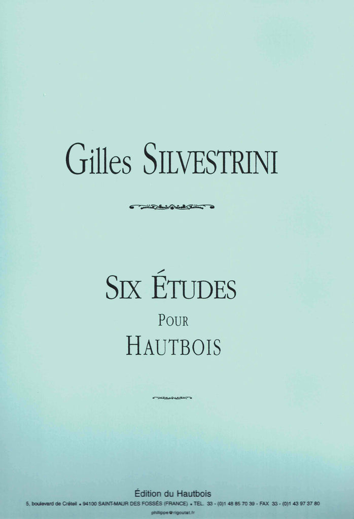 Silvestrini, Gilles % Six Etudes-SOLO OB