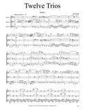 Reicha, Anton % Twelve Trios, op. 93 (score & parts) - 3BSN