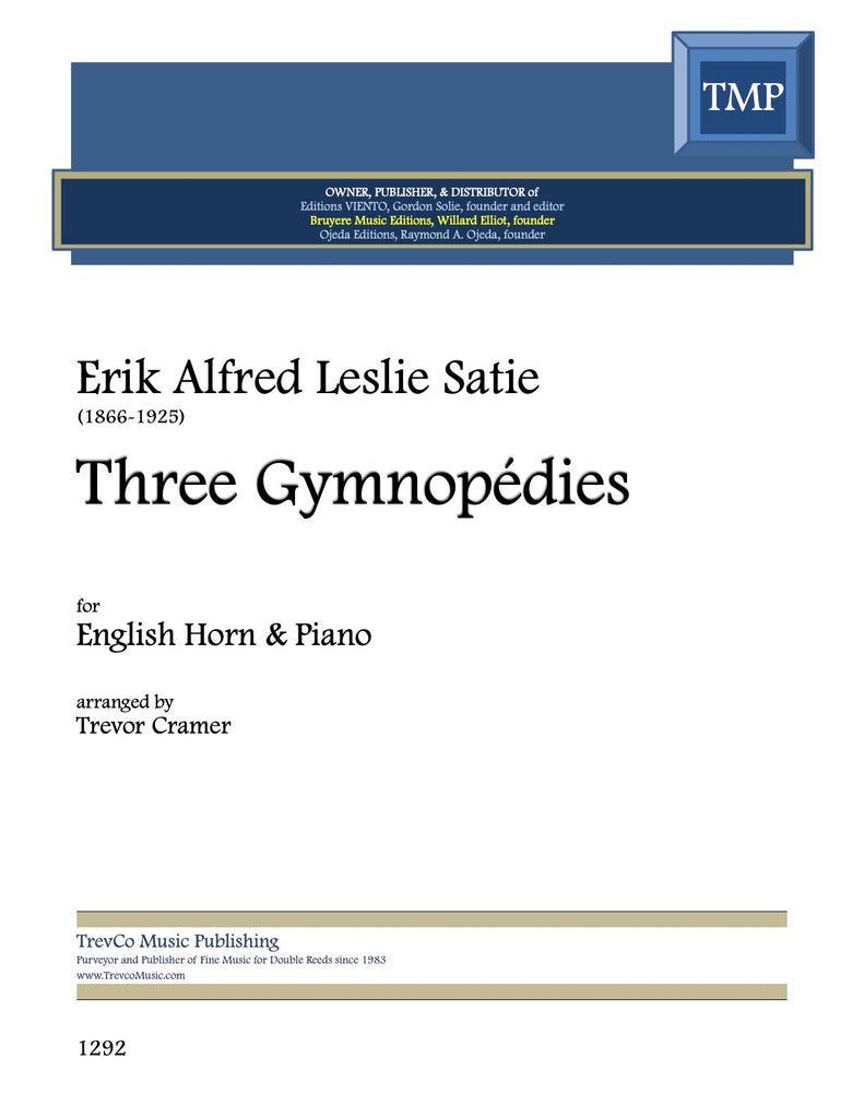 Satie, Erik % Three Gymnopedies - EH/PN