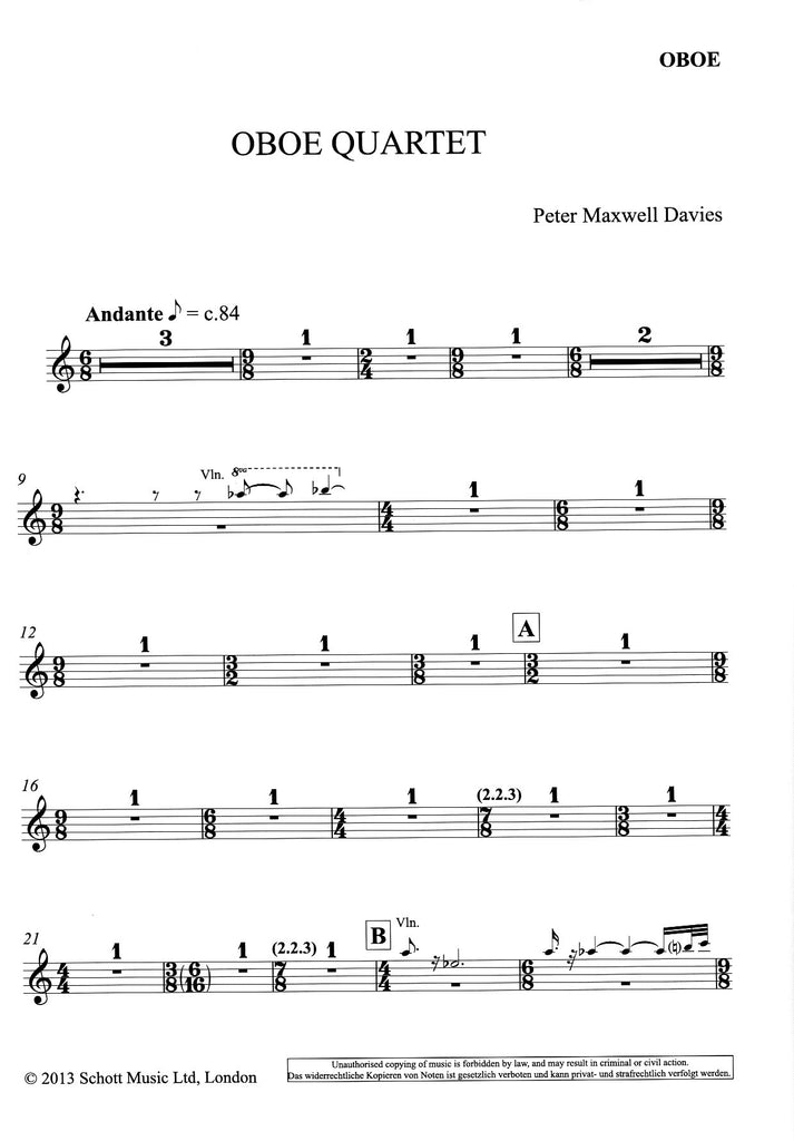 Peter davies oboe cheap