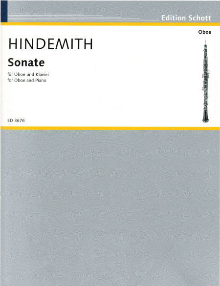 Hindemith Oboe Sonata cover