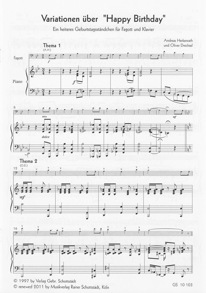 Variations on Variations on