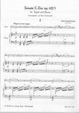 Brandl, Johann Evangelist % Sonata in C Major, op. 42, #1 - BSN/PN