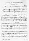 Schottstadt, Rainer % Variations on "Happy Birthday" - BSN/PN