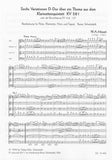 Mozart, Wolfgang Amadeus % Six Variations on a Theme from the Clarinet Quintet K581 (score & parts) - FL/CL/BSN/HN