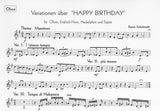 Schottstadt, Rainer % Variations on a Birthday Song-OB/HECKELPHONE/BSN