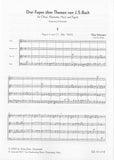 Schumann, Clara % Three Fugues on Themes of JS Bach (Score & Parts)-OB/CL/BSN/HN