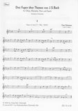 Schumann, Clara % Three Fugues on Themes of JS Bach (Score & Parts)-OB/CL/BSN/HN