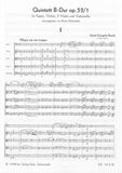 Brandl, Johann Evangelist % Quintet in Bb Major Op 52 #1 (Score & Parts)-BSN/VLN/2VLA/CEL