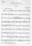 Brandl, Johann Evangelist % Sextet in C Major, op. 16 (score & parts) - OB/BSN/VLN/2VLA/CEL
