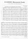 Schottstadt, Rainer % 6 Canzones (Rhaeto Romanische Chorales) (score & parts) - WW8