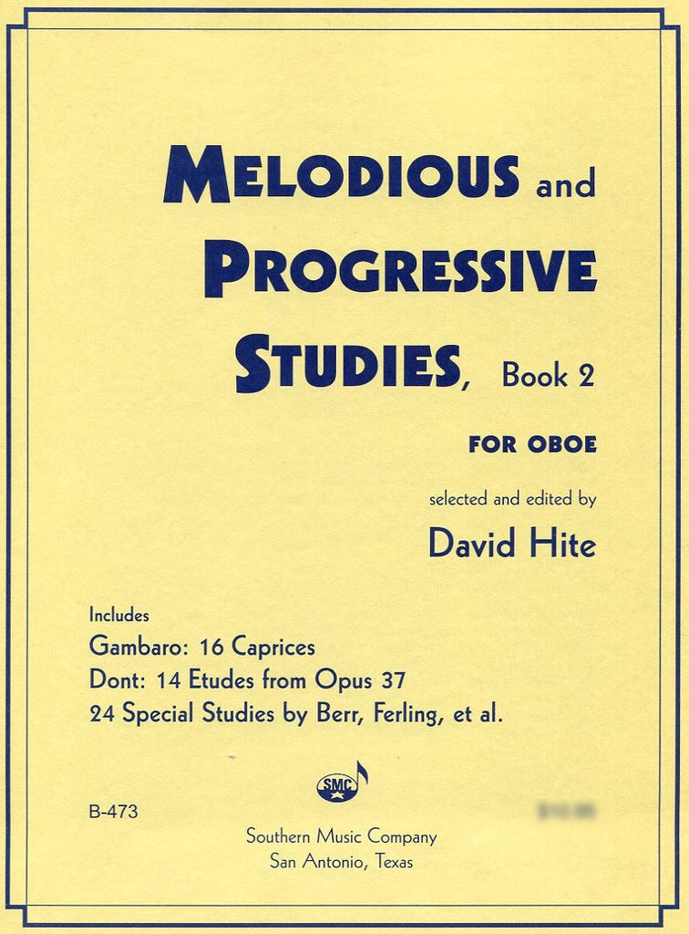 Melodious & Progressive Studies, Book 2 (Hite) - OB - Trevco Music Melodious & Progressive Studies, Book 2 (Hite) - OB - Trevco Music