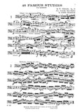 Ferling, Franz Wilhelm % 48 Famous Studies, op. 31 - BSN