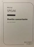 Spisak, Michal % Duetto Concertante (performance score) - BSN/VA
