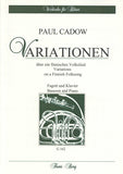 Cadow, Paul % Variations on a Finnish Folksong - BSN/PN