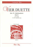 Collection % Four Duets from the 18th Century Book 1 (score & parts) - 2BSN