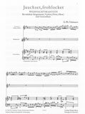 Telemann, Georg Philipp % Jauchzet, Frohlocket from the "Christmas Cantata" - OB/VOICE/PN (basso continuo)