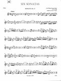 Bach, C.P.E. % 6 Sonatas, V2 (4-6) - OB/BSN/KEYBOARD