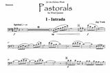 Vosk, Jay % Pastorals (score & parts) - WW5