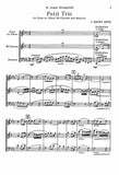 Bove, J. Henry % Petit Trio (score & parts) - FL/CL/BSN or OB/CL/BSN