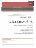 Allier, Gabriel % Scene Champetre (score & parts) - OB/EH/BSN