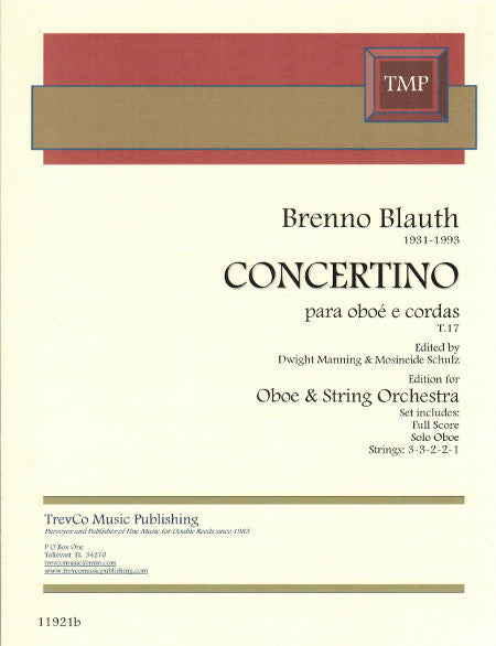 Concertino (score & parts) - OB/ORCH - Trevco Music
