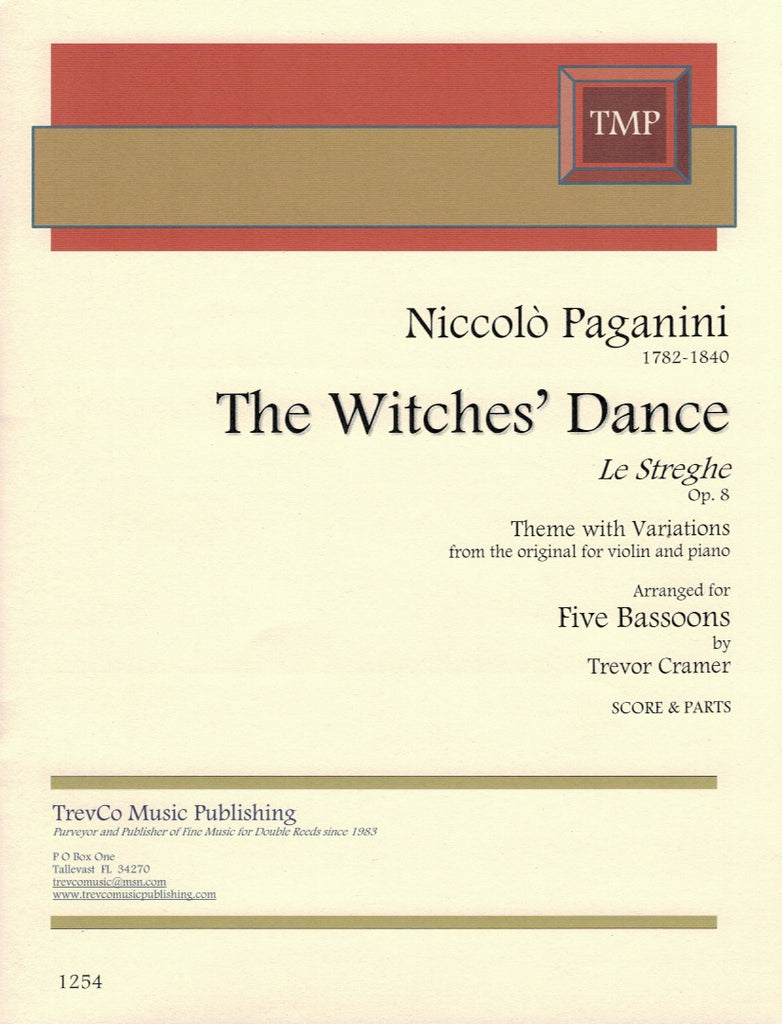 The Witches Dance op. 8 Le Streghe score pa Trevco Music