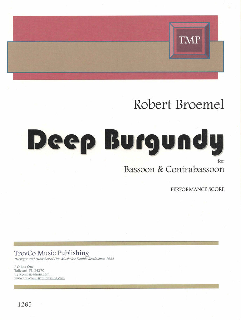 Broemel, Robert % Deep Burgundy (Performance Score)-BSN/CBSN