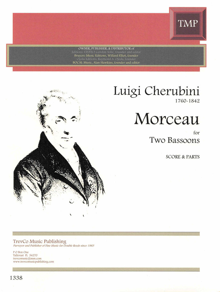 Cherubini, Luigi % Morceau (score & parts) - 2BSN