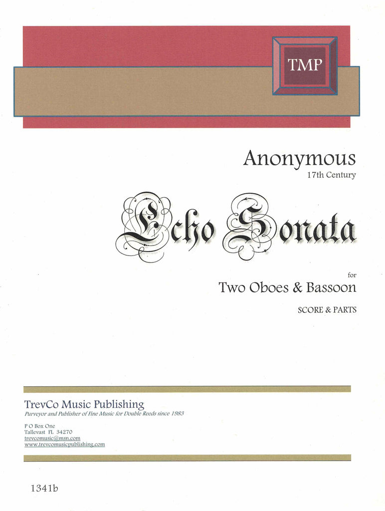 Anonymous % Echo Sonata (score & parts) - 2OB/BSN