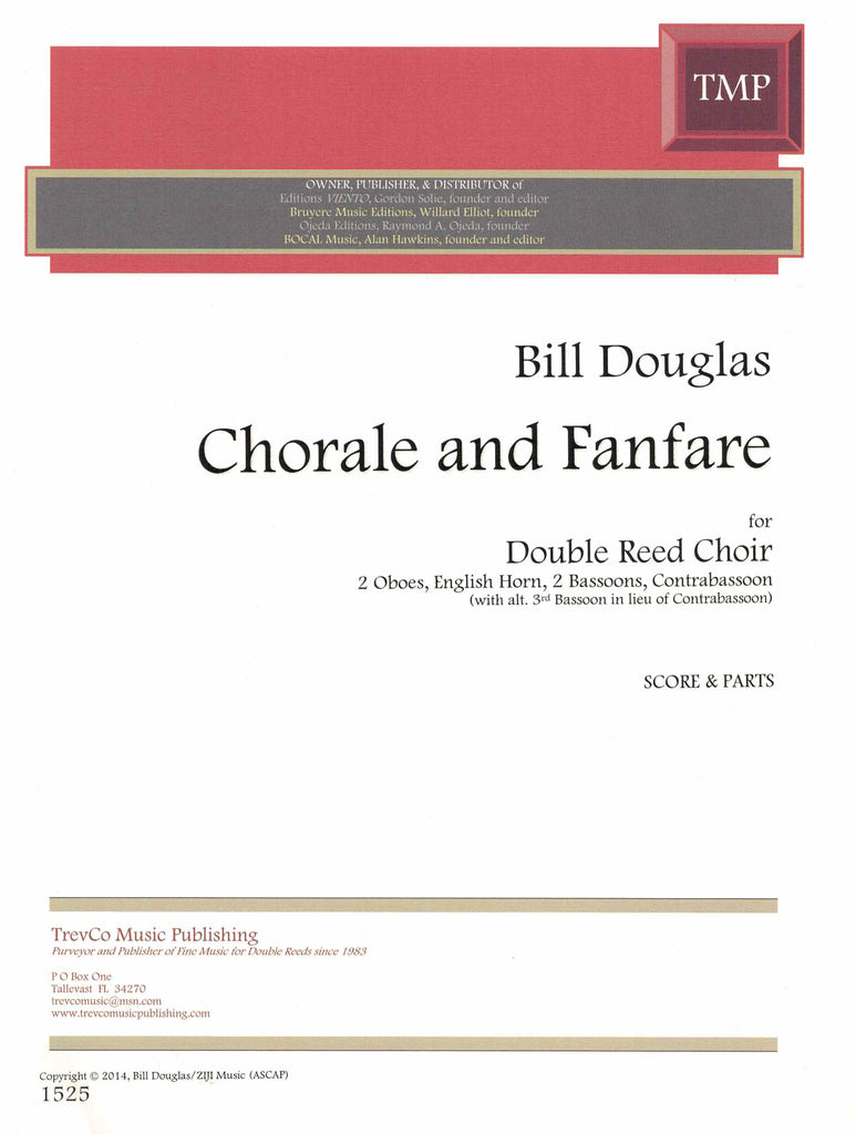Douglas, Bill % Chorale & Fanfare (score & parts) - DR CHOIR