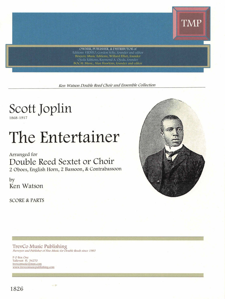 Joplin, Scott % The Entertainer (score & parts) - DR CHOIR