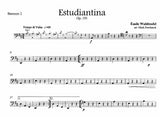 Waldteufel, Emile % Estudiantina (score & parts) - 2OB/2EH/2BSN/CBSN