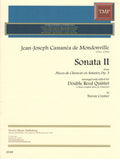 Mondonville, Jean-Joseph Cassanea de % Sonata II, op. 3, #2 (score & parts) - 2OB/EH/2BSN