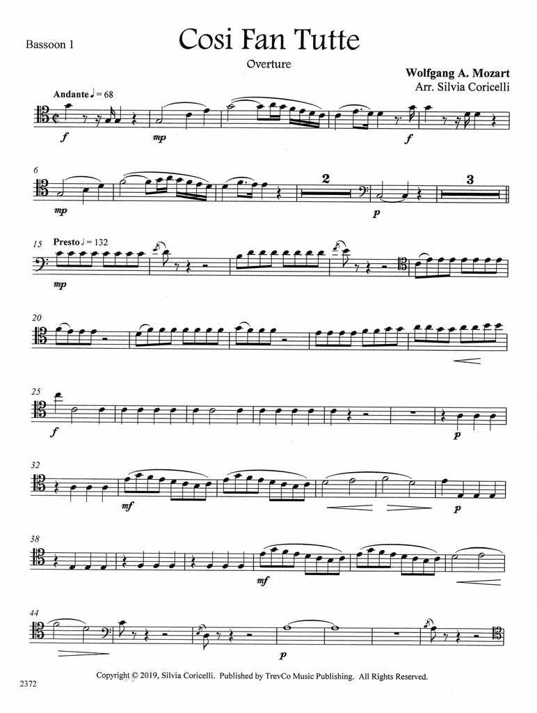Cosi Fan Tutte Overture (score & parts) - 4 - Trevco Music Cosi Fan Tutte Overture (score & parts) - 4 - Trevco Music