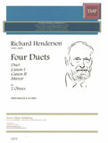 Henderson, Richard % Four Duets (performance scores) - 2OB