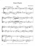 Henderson, Richard % Four Duets (performance scores) - 2OB