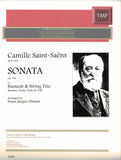 Saint-Saens, Camille % Sonata, op. 168 (score & parts) - BSN/STG3