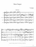 Piazzolla, Astor % Three Tangos (score & parts) - WW5