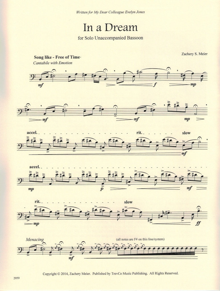 Unaccompanied bassoon solos cheap