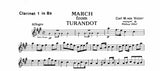 Weber, Carl Maria von % March from  "Turandot" (Elliot)-WW8