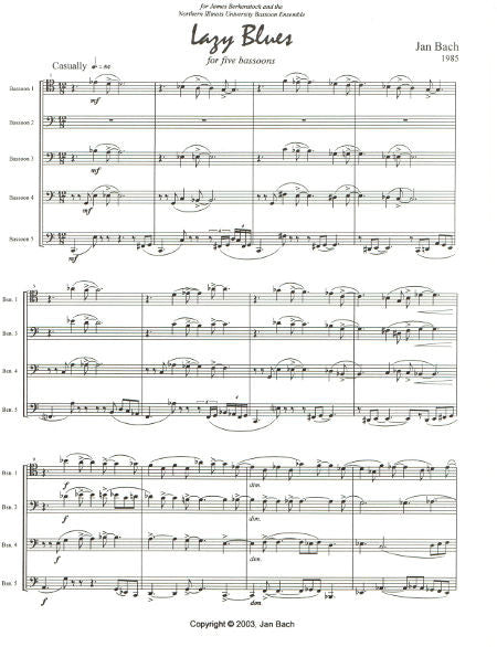 Jazz Band Arrangement Lazy Dog Blues by Math Gecko and Music Scores