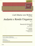 Weber, Carl Maria von % Andante & Rondo Ongarese, op. 35 (Cramer) (score & set) - BSN/ORCH