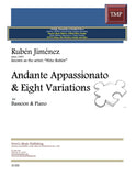 Jimenez, Ruben % Andante Appassionato & Eight Variations-BSN/PN