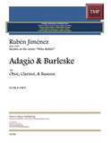 Jimenez, Ruben % Adagio & Burleske (score & parts) - OB/CL/BSN