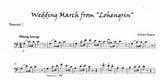 Wagner, Richard % Wedding March from "Lohengrin" & Matrosenchor from "The Flying Dutchman" (Score & Parts)-4BSN