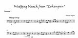 Wagner, Richard % Wedding March from "Lohengrin" & Matrosenchor from "The Flying Dutchman" (Score & Parts)-4BSN