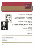Collection % Die Himmel ruhmen (Beethoven) & Tochter Zion, freue dich (Handel) (Score & Parts)-4BSN
